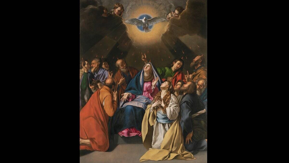 Pentecostés (1620), de Fray Juan Bautista Maíno. Museo del Prado.