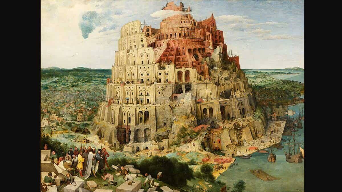 'La Torre de Babel' de Pieter Brueghel el Viejo (c. 1530-1569): una obra que acabó en confusión por el endiosamiento y la soberbia del hombre.