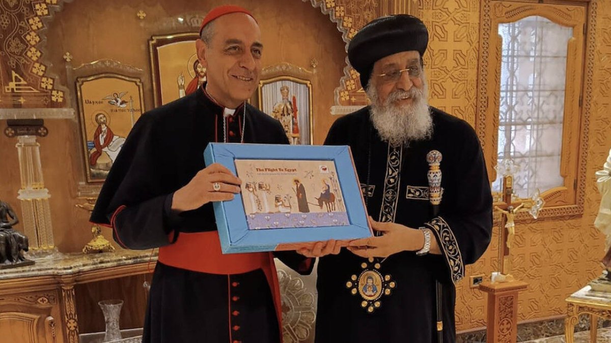 Fernández le explicó a Tawadros II que
