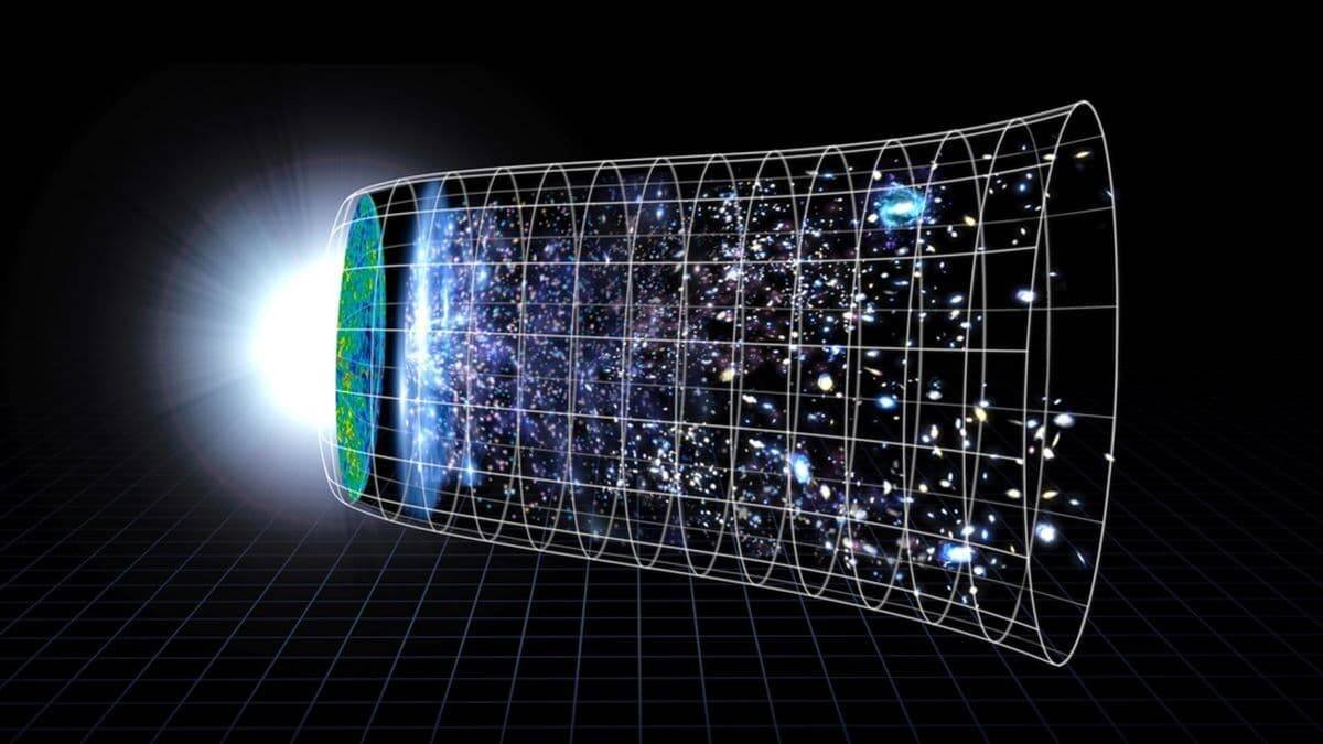 Visualización por la NASA de la expansión del Universo. La teoría más comúnmente aceptada para explicarla es la del Big Bang, que remite a su origen pero no puede explicar su causa.