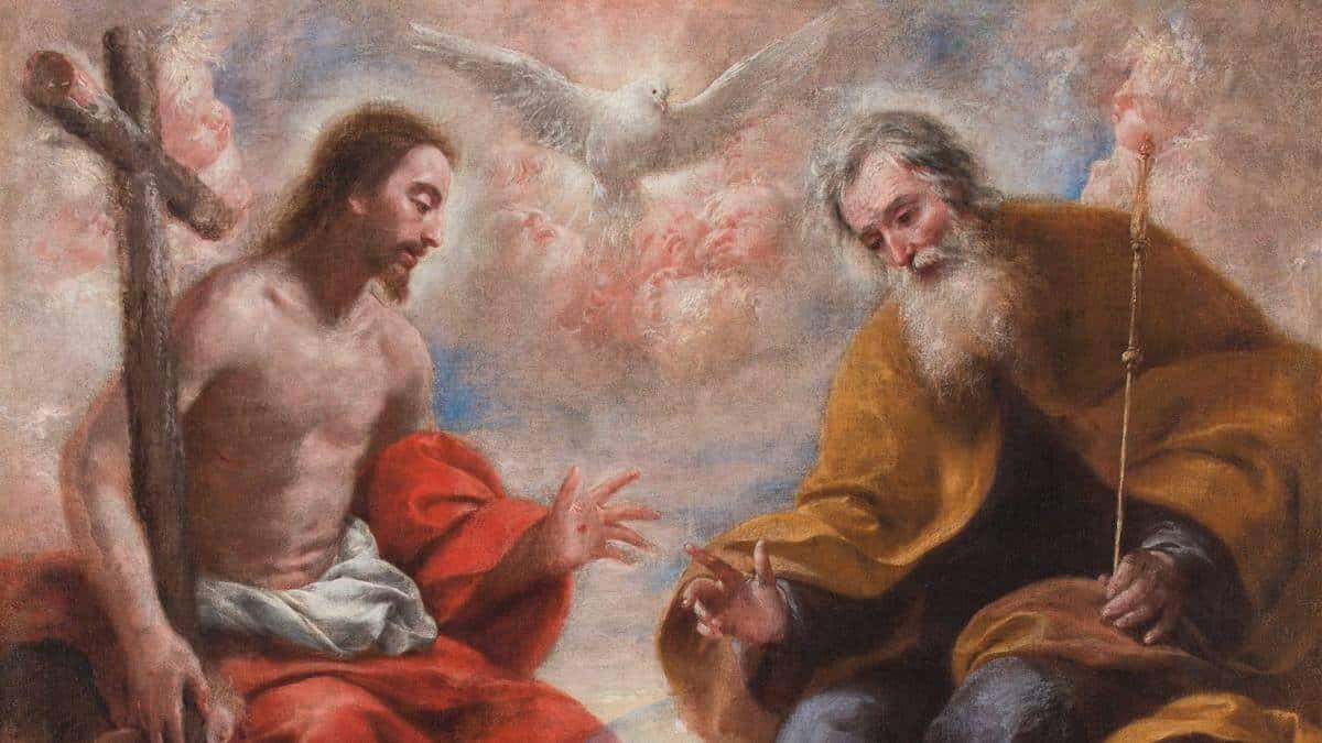 'La Santísima Trinidad' (detalle), atribuida a Francisco Caro (1627-1667). Museo del Prado.