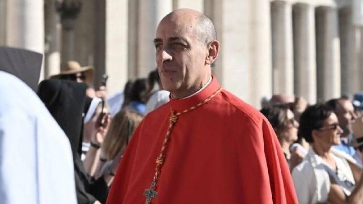El cardenal Víctor Manuel Fernández, prefecto de Doctrina de la Fe y autor principal de Fiducia Supplicans