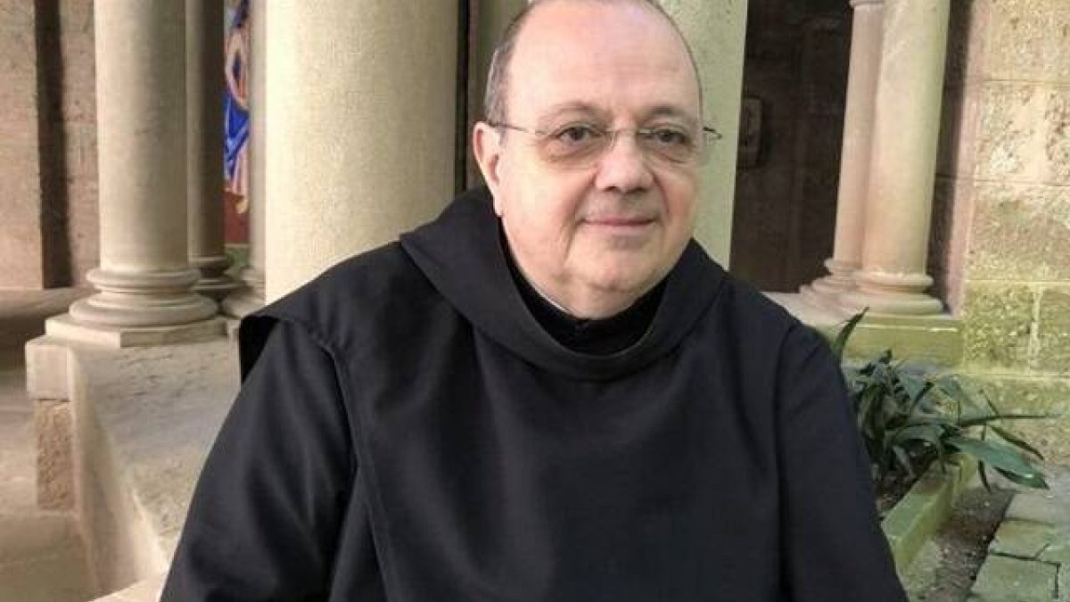 Pau Valls es hermano benedictino en la abadía de Montserrat