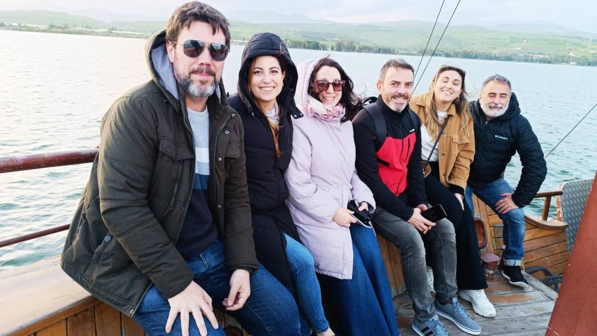 Julián Alcalde ha sido uno de los primeros en regresr a Tierra Santa con peregrinos: en las horas previas a os días centrales de Semana Santa, confía en que los viajeros encontrarán `lo normal´ en estos días.