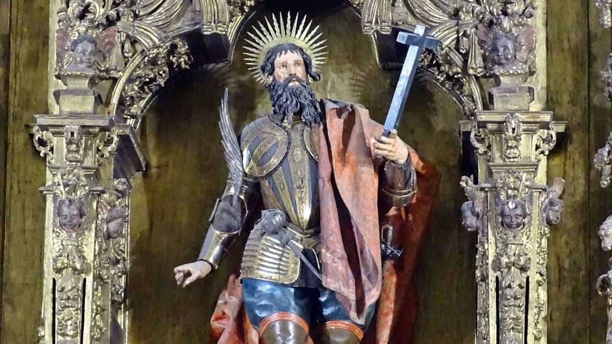 San Marcelo de León, legionario romano del siglo III y mártir, patrono de la ciudad, casado y padre de doce hijos. Un evangelizador de los primeros tiempos.