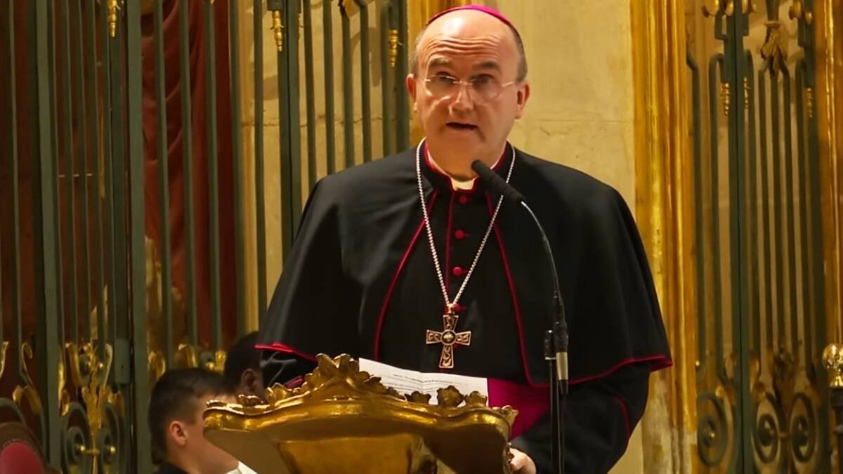 El obispo José Ignacio Munilla pronunció la homilía en la misa de rito tradicional celebrada por el sacerdote Ramón Belda en Alicante, este 28 de enero.