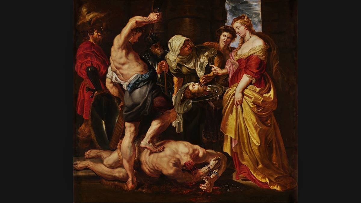 'La cabeza de San Juan Bautista entregada a Salomé' (c. 1610) de Pedro Pablo Rubens.