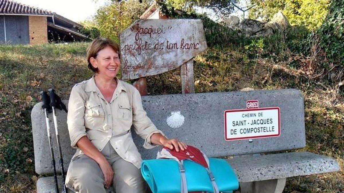 Brigitte consagra ahora su tiempo a continuar la hospitalidad compostelana con los peregrinos franceses.