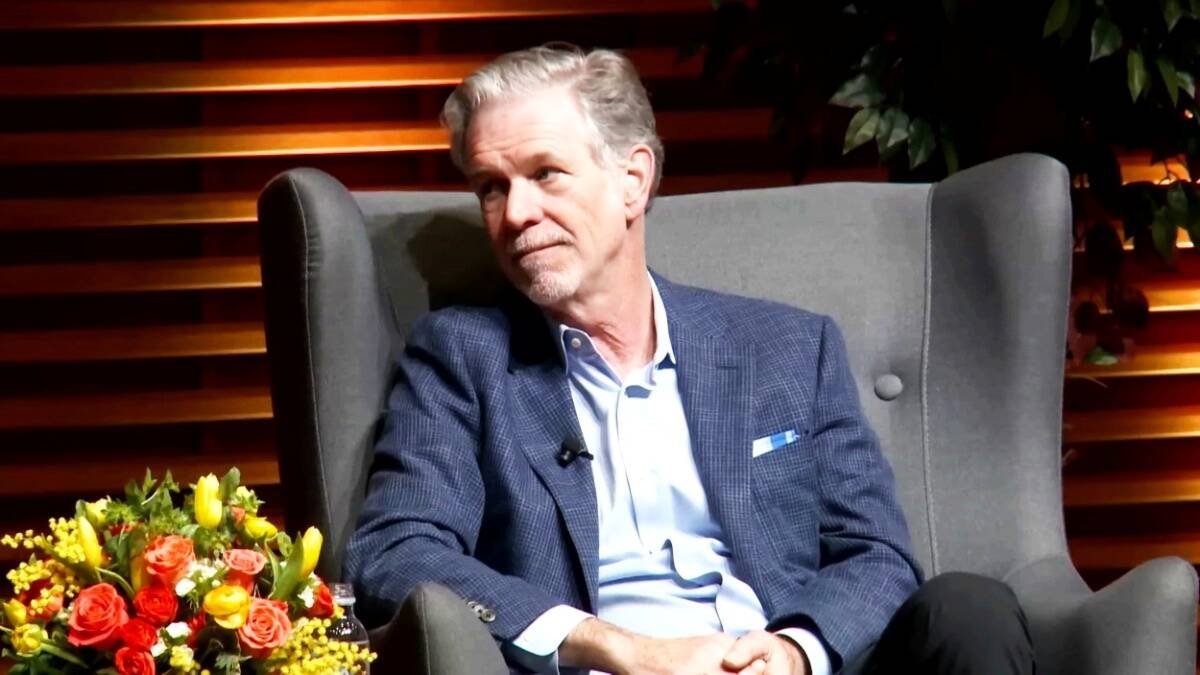 Reed Hastings, ex CEO y fundador de Netflix.