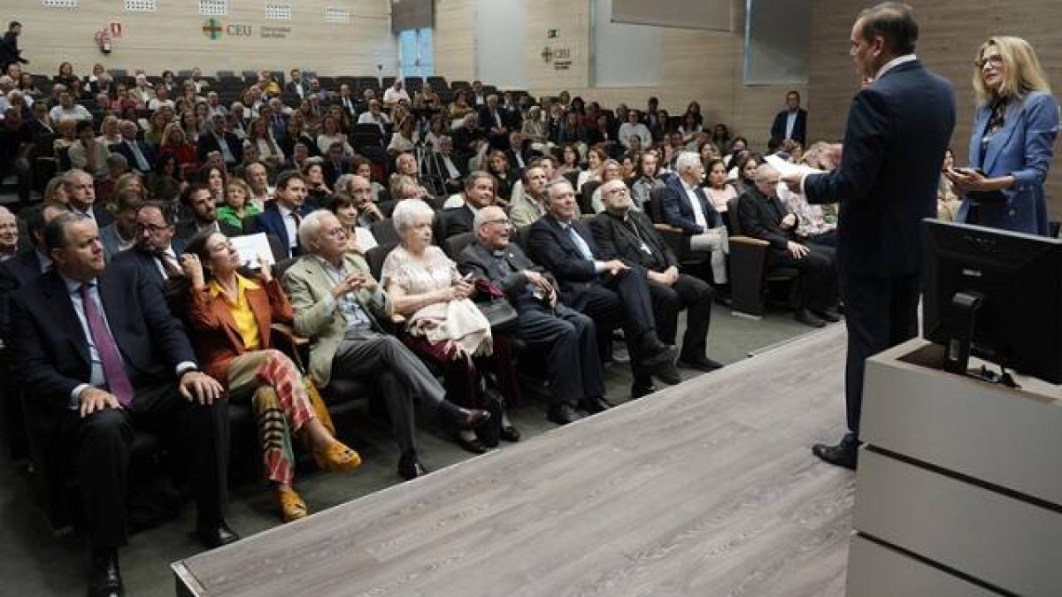 Un momento de la presentación de los Premios ReligionEnLibertad de 2024 en la Universidad San Pablo CEU