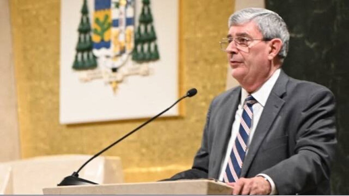George Weigel en un acto en 2024 en la diócesis de Las Vegas