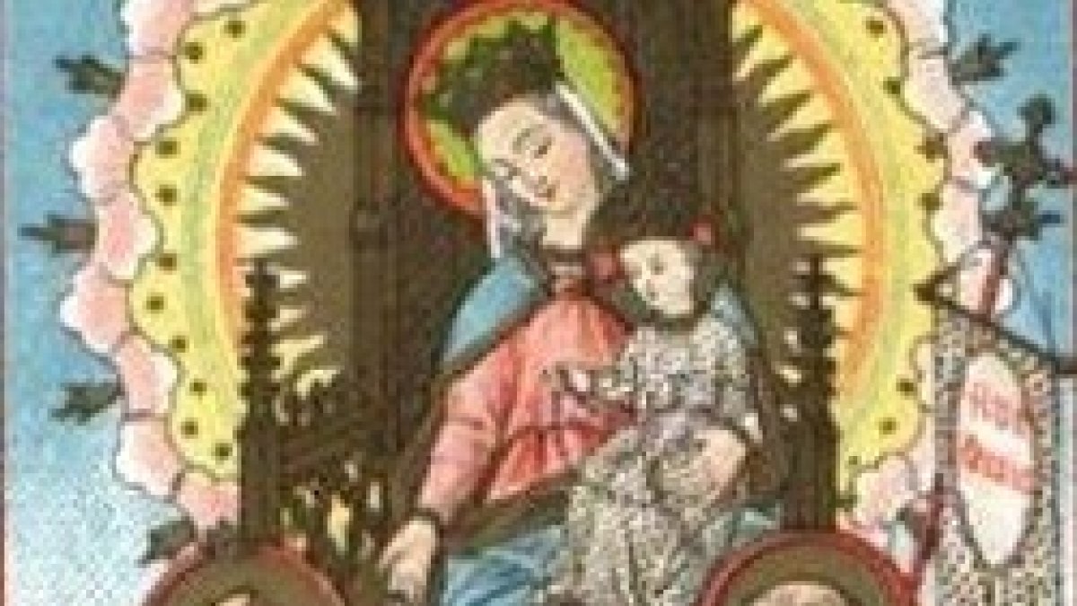 La Virgen con Santo Domingo y el Beato Alain.