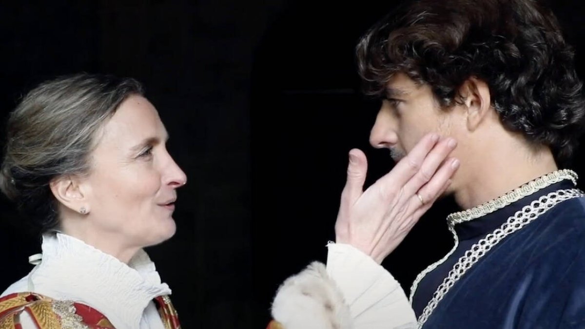 San Luis tenía corazón de cruzado. Soñaba con reconquistar Jerusalén y recuperar para la Cristiandad el sepulcro del Resucitado. Su motivación era totalmente espiritual (imagen: fotograma de la película).