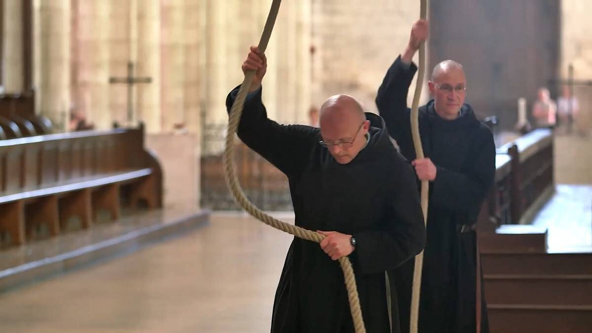 La abadía de Fontgombault, centro románico referente de los monasterios europeos estudiado por Nicolás Diat en su libro.