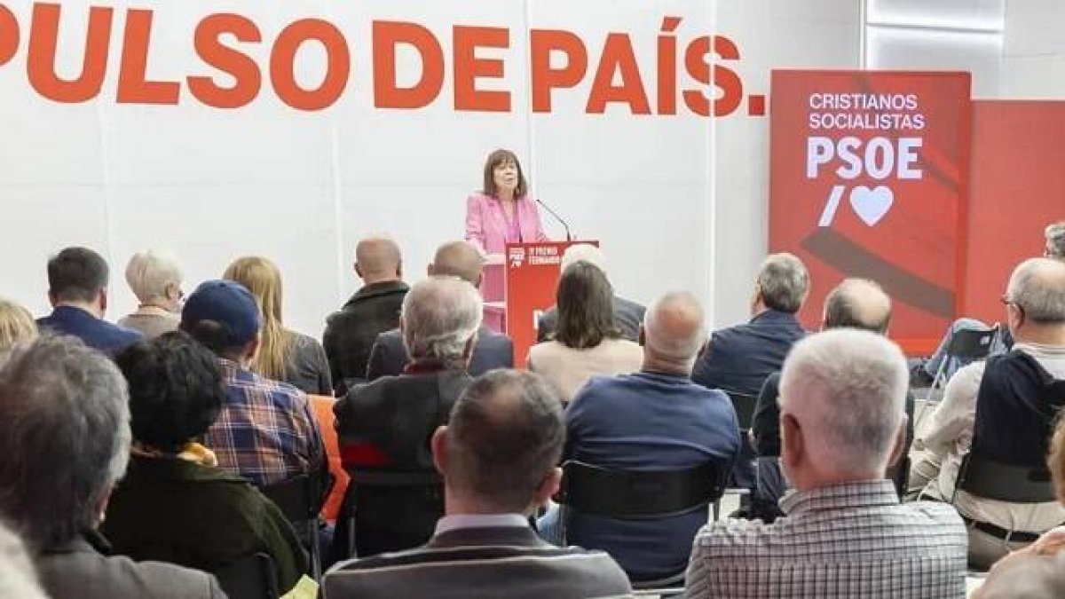 Un acto de los llamados Cristianos Socialistas en abril de 2024