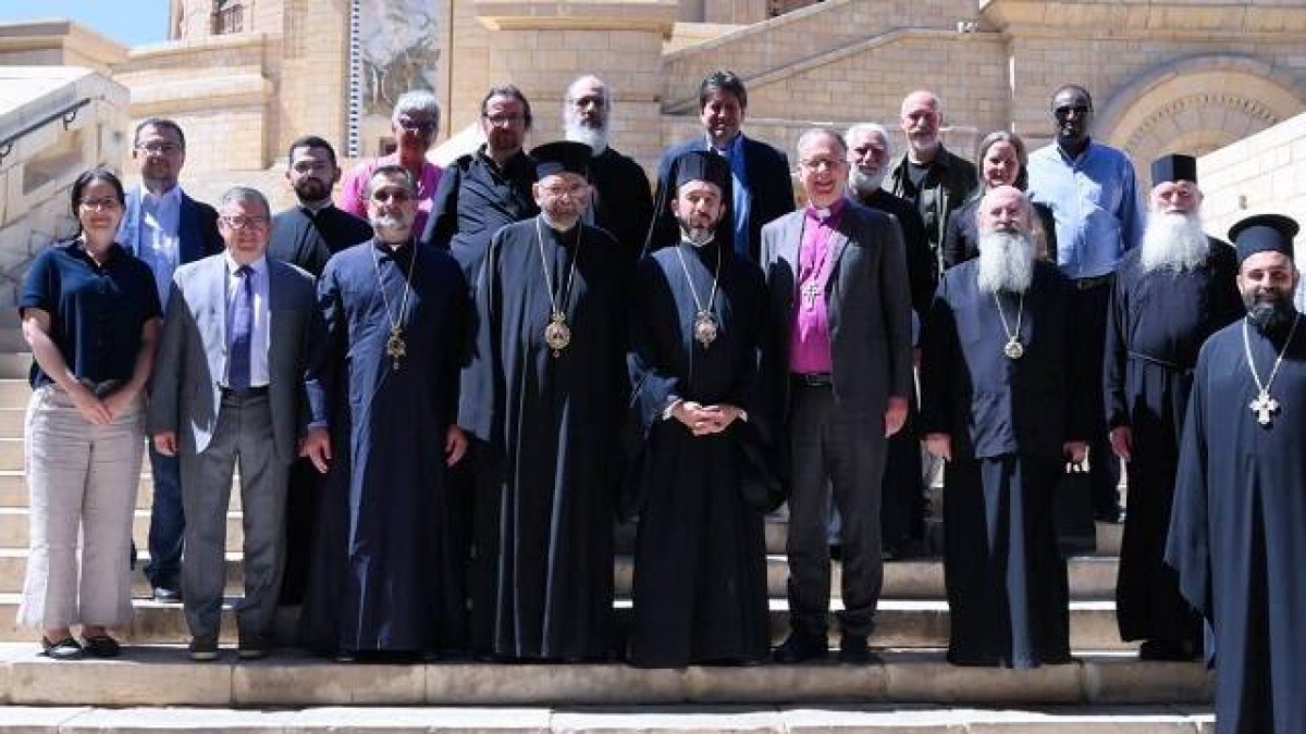 Los delegados ortodoxos y luteranos reunidos en mayo de 2024 en El Cairo para preparar su declaración conjunta del Filioque - foto de George Adib