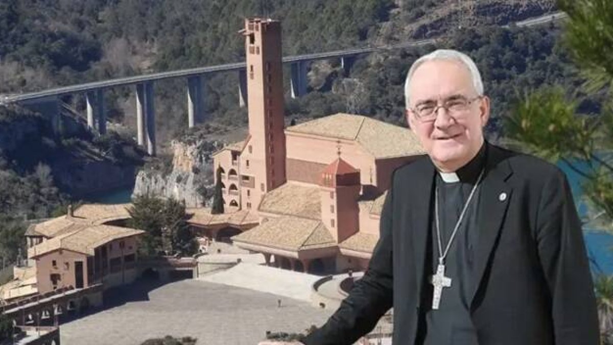 Monseñor Pérez Pueyo es obispo de Barbastro-Monzón, en cuyo territorio eclesiástico se encuentra el santuario de Torreciudad.