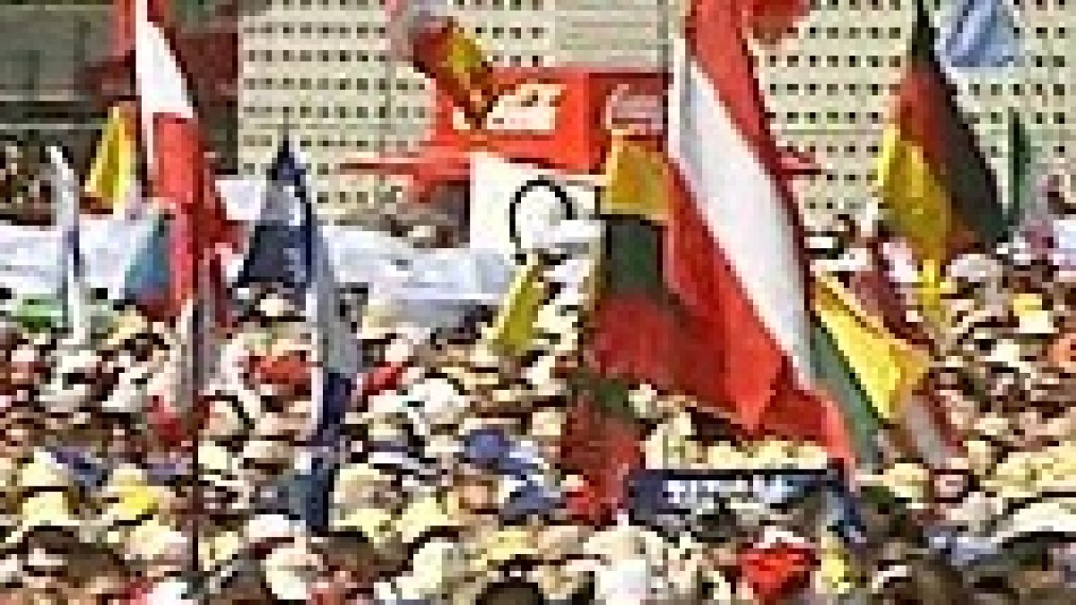 Cuarenta mil peregrinos en Barcelona.