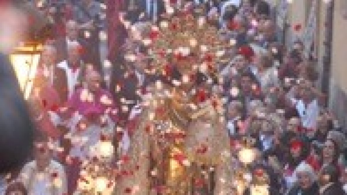 Traslado de la imagen de la Virgen de los Desamparados