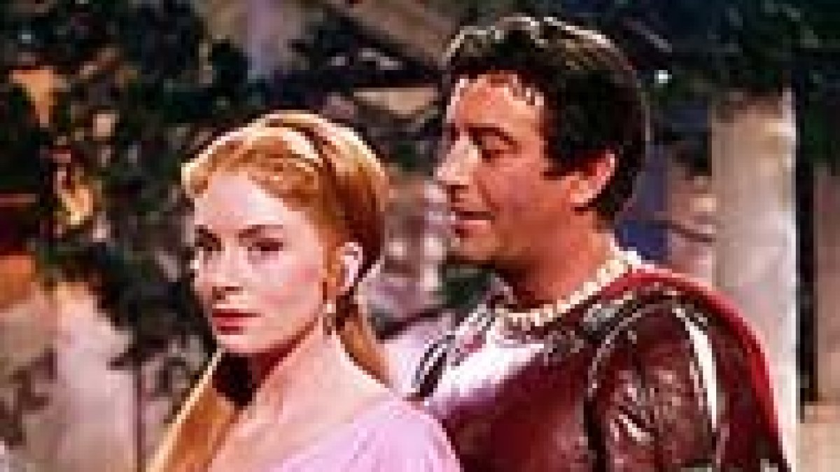 Deborah Kerr y Robert Taylor, cristianos en Quo vadis?