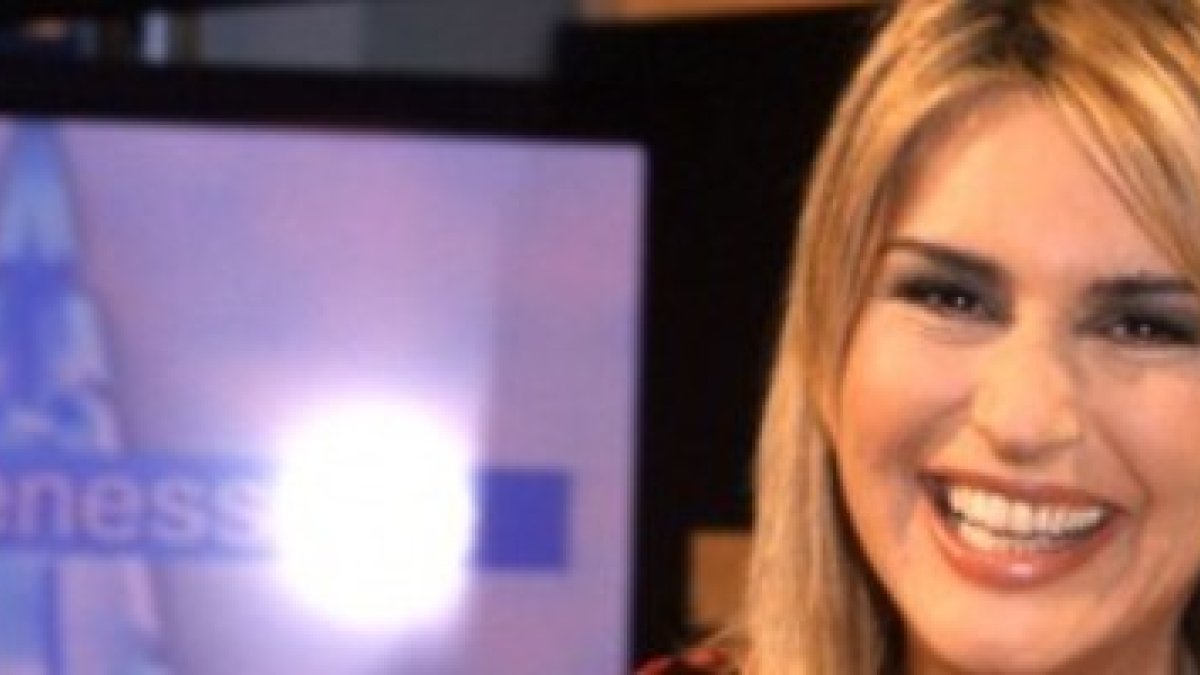Daniela Rosati, presentadora de la RAI italiana