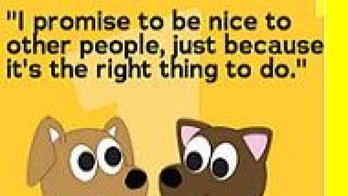 Prometo ser majo, porque es lo correcto, dice el perrito