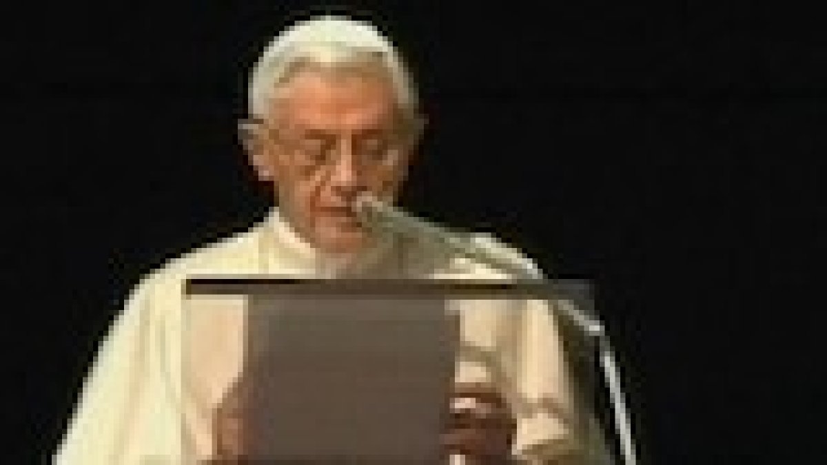 Benedicto XVI, este domigo.