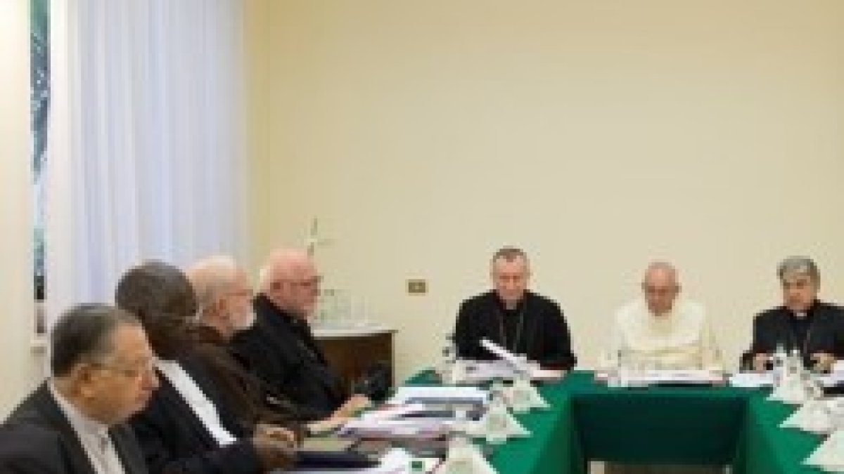 El papa Francisco en la decimotercera reunión del Consejo de los nueve cardenales