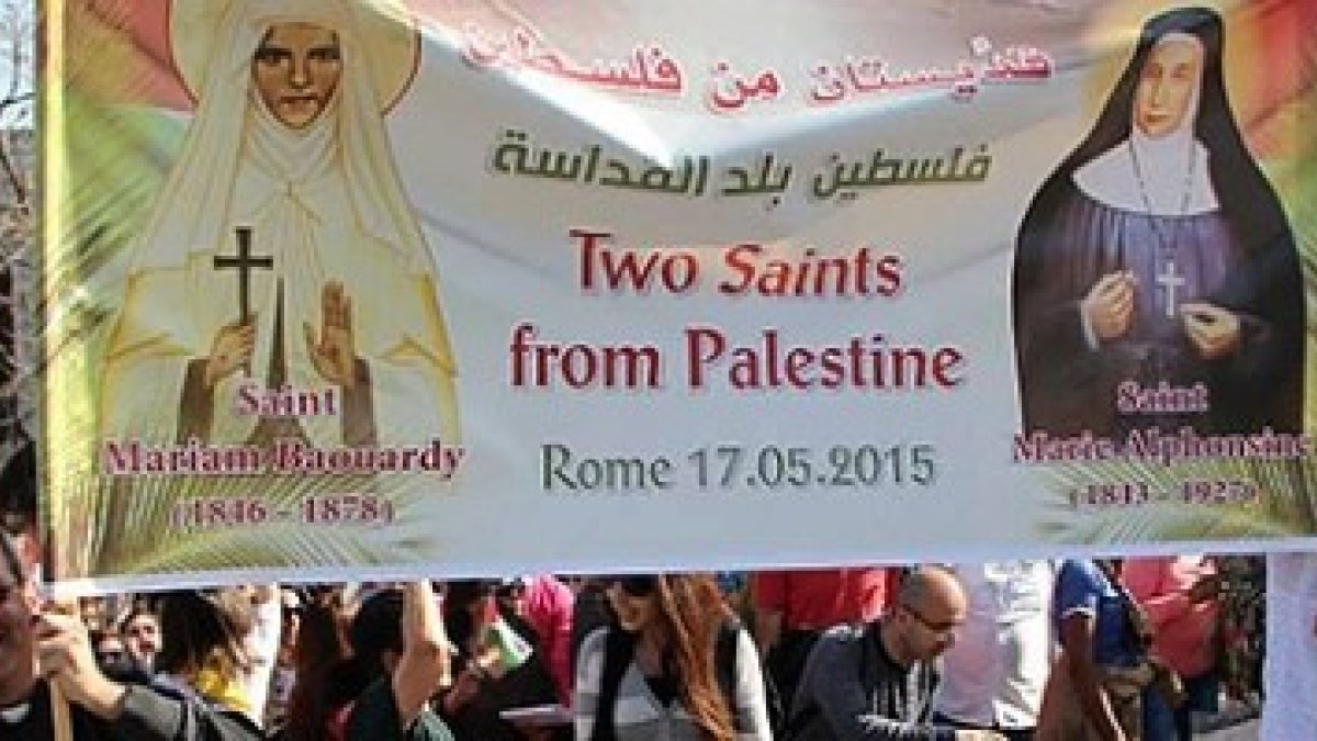 Mariam Bawardi y Maria Alphonsina Ghattas son las nuevas santas que celebran en la tierra de Jesucristo