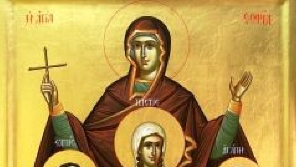 Santas Sofía e hijas mártires.