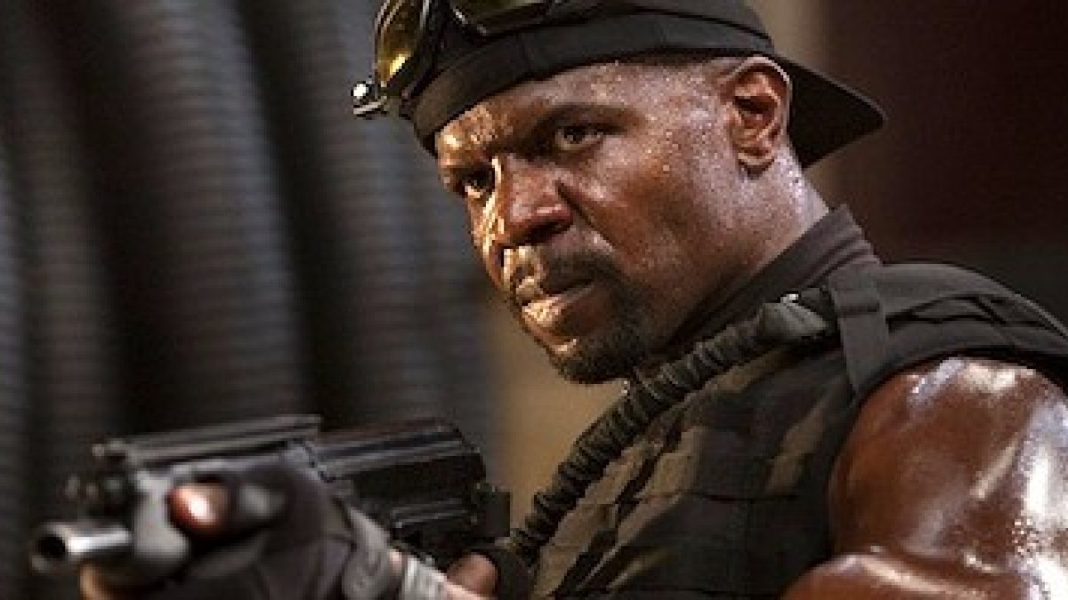 Terry Crews es Hale Caesar en la popular serie de películas Los Mercenarios The Expendables.