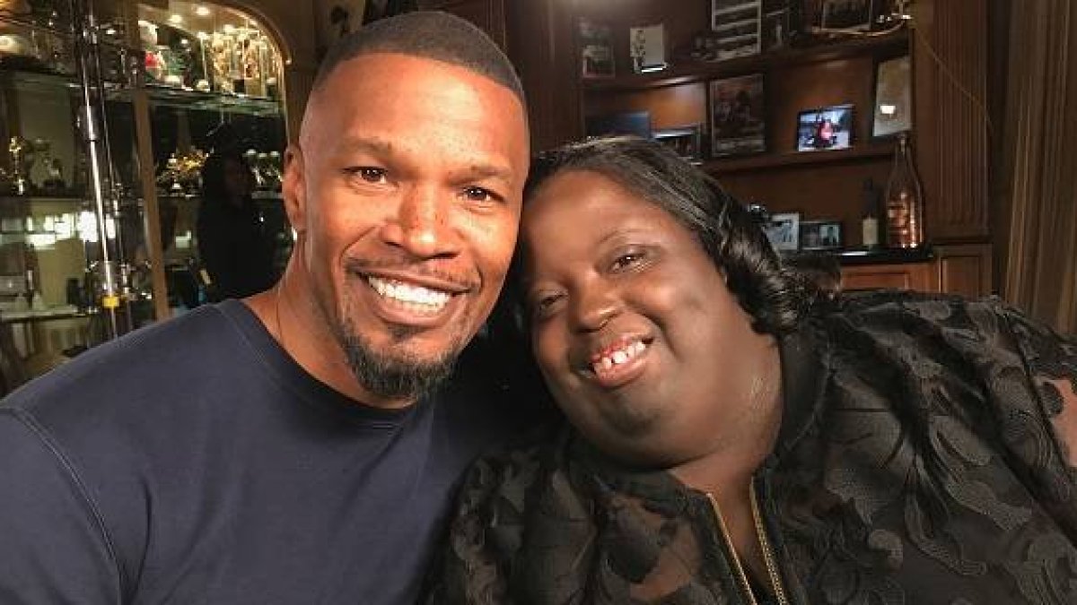 Jamie Foxx junto a su hermana Deondra, que tiene Síndrome de Down