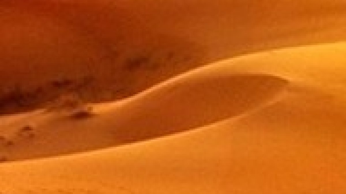 En la soledad del desierto...