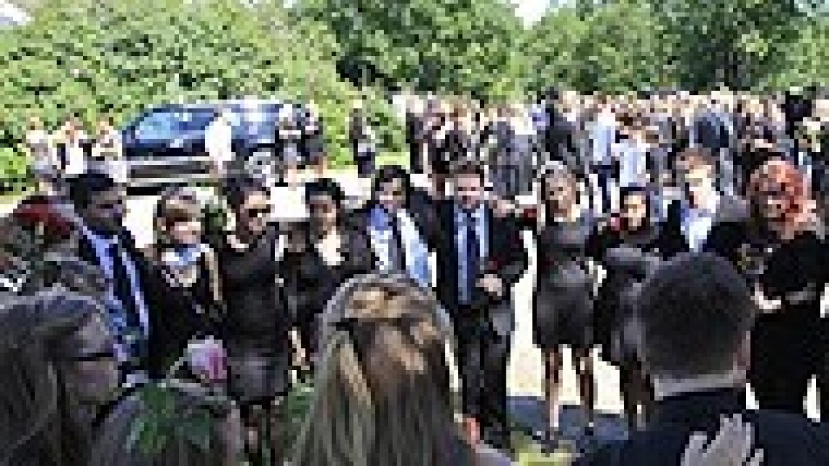 Los funerales, un momento muy duro para toda Noruega.