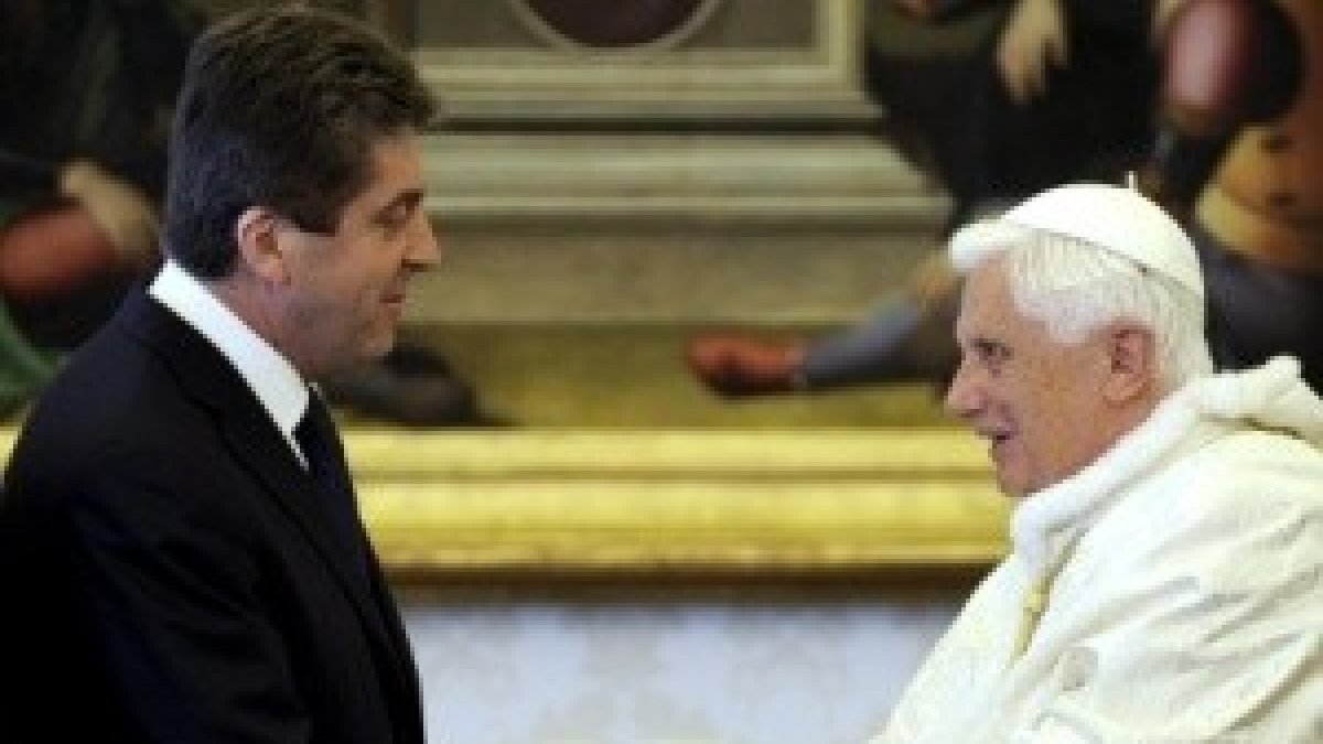 Benedicto XVI y Rosen Plevneliev