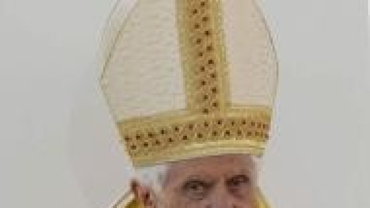 El Papa en un momento de la misa de clausura