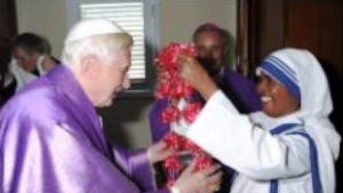 El Papa y la religiosa