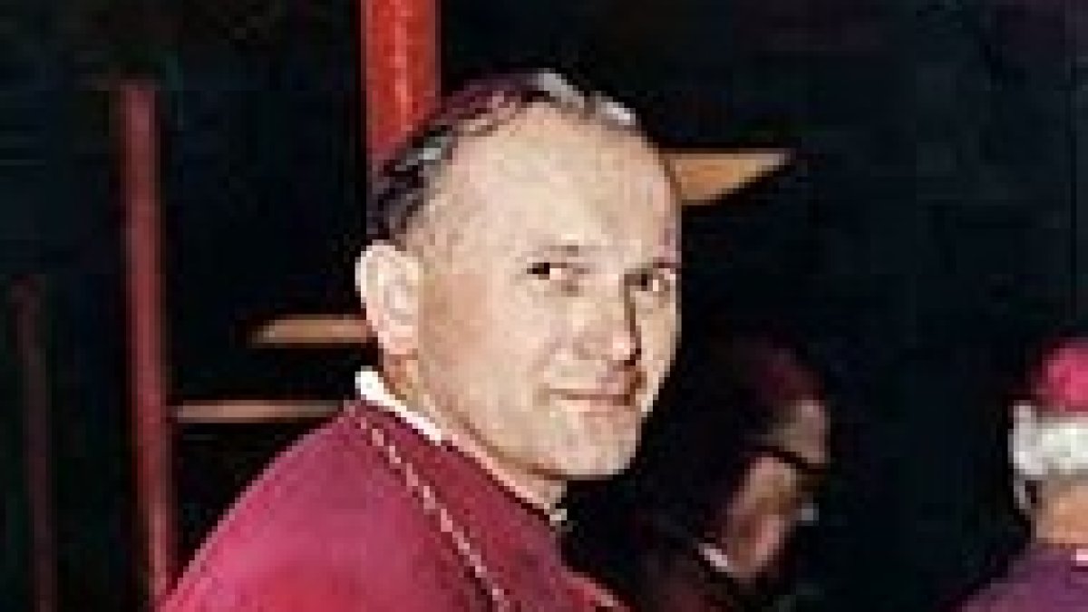 Karol Wojtyla, arzobispo de Cracovia.
