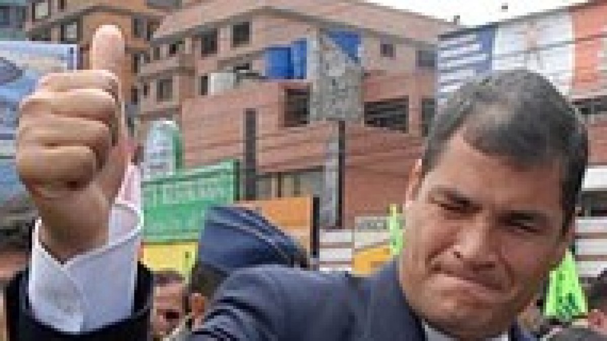 Rafael Correa, presidente de Ecuador