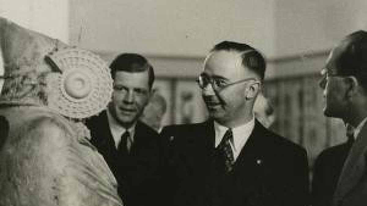 Himmler y la Dama de Elche en el Museo Arqueológico Nacional