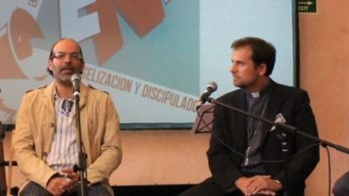 Josué Fonseca, Miguel Horacio, Mons. Novell y Tote Barreda