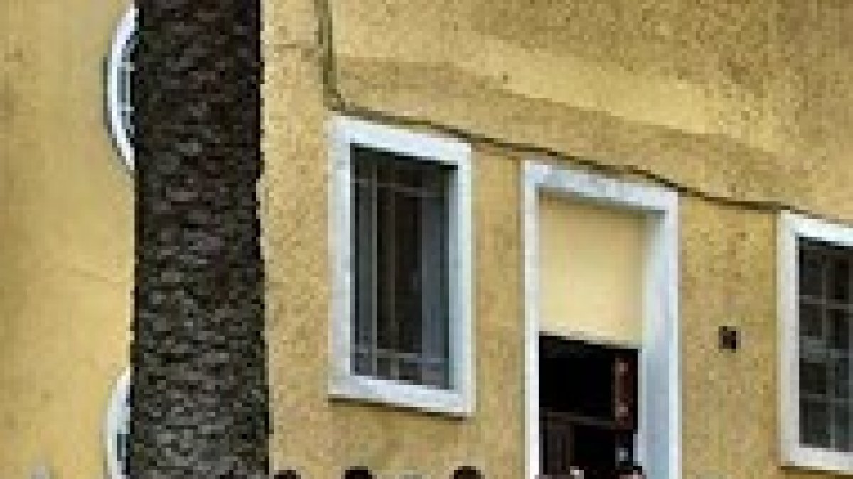 En la cola de Cáritas.