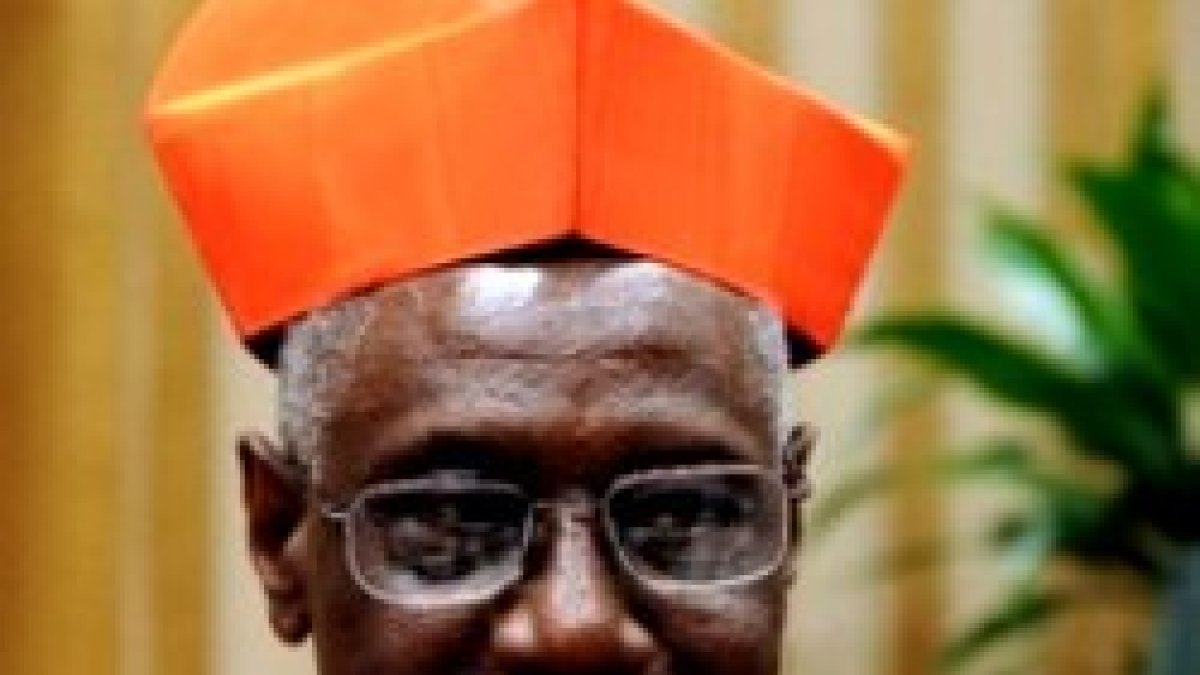 El cardenal guineano Robert Sarah fue prefecto de Cor Unum y ahora dirige Culto Divino y Disciplina de los Sacramentos