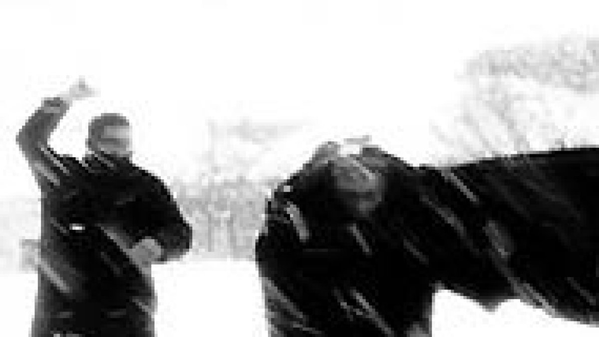 Guerra de bolas de nieve entre los seminaristas.