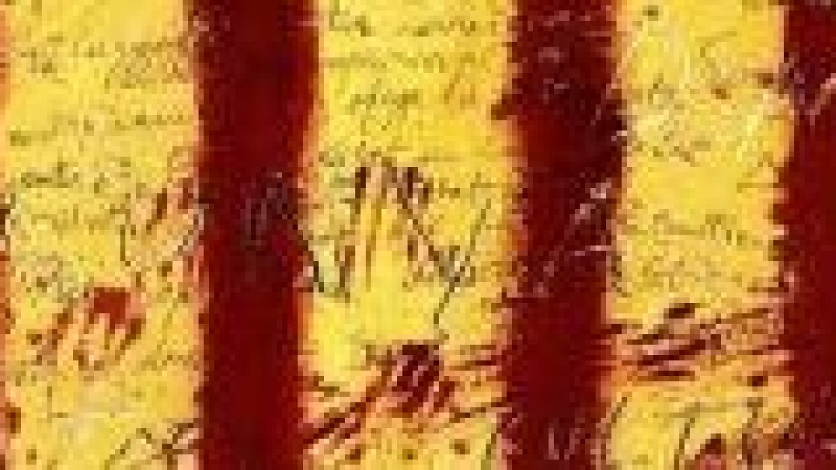 Una pintura de la bandera catalana