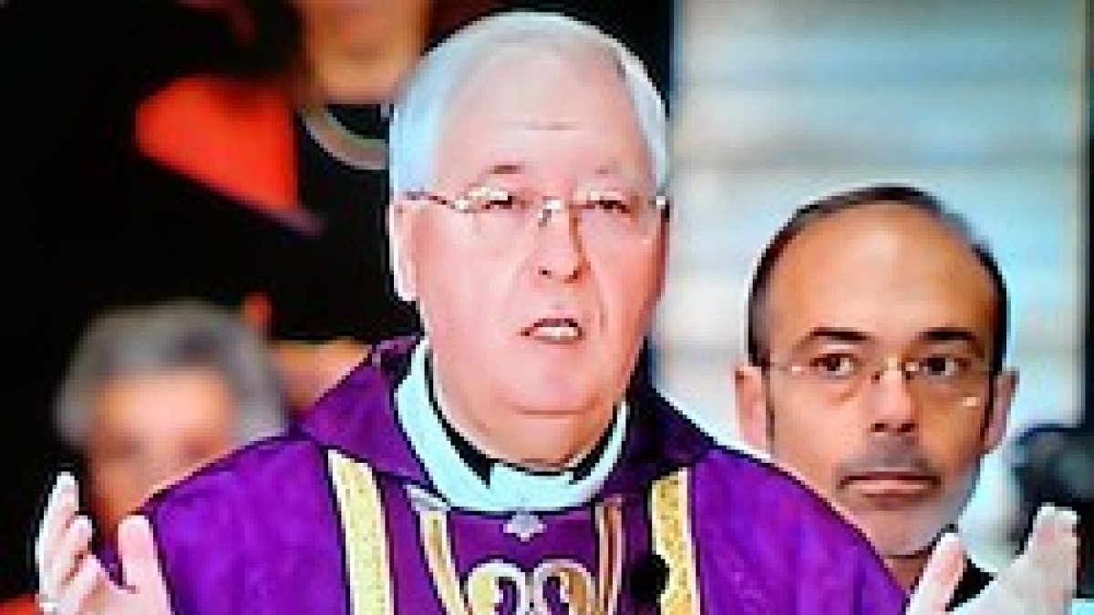 Un momento de la misa de este domingo en La 2 de TVE.