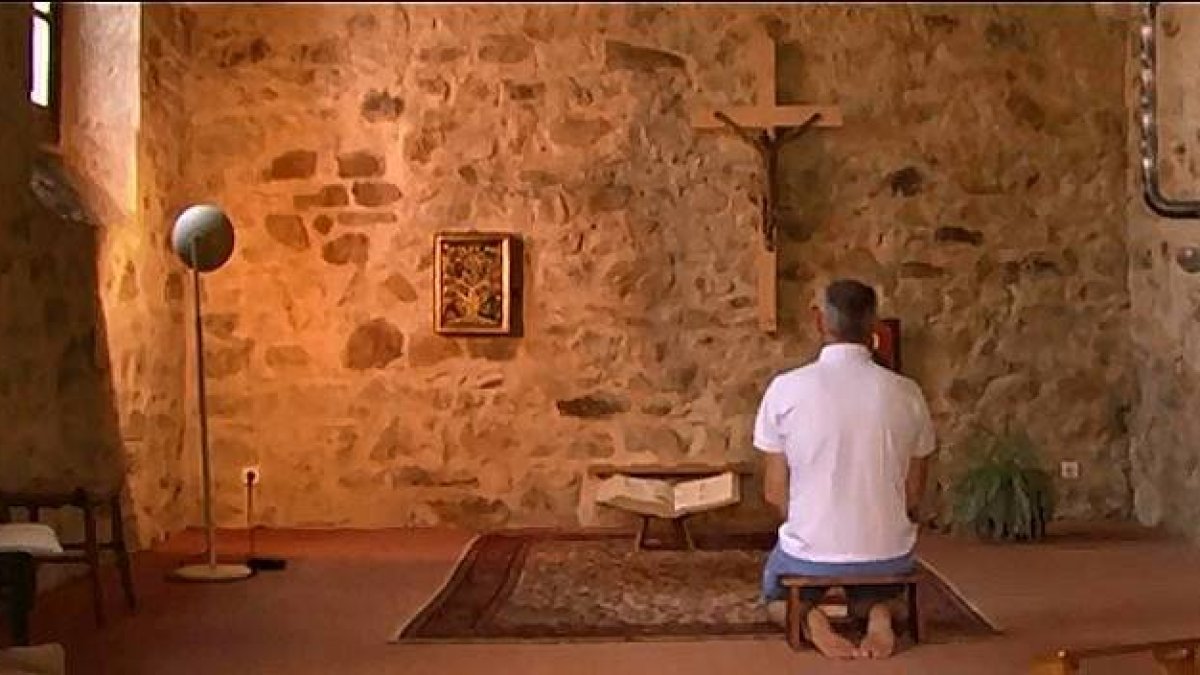 En un retiro espiritual es fundamental el silencio. Foto: reportaje TF2.