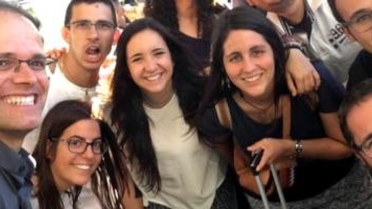 Bruno Bérchez - a la izquierda- de visita en Estados Unidos para explorar la Nueva Evangelización allí