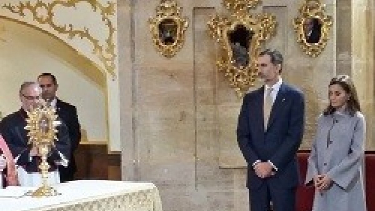 Los Reyes de España, este martes en el santuario de la Vera Cruz