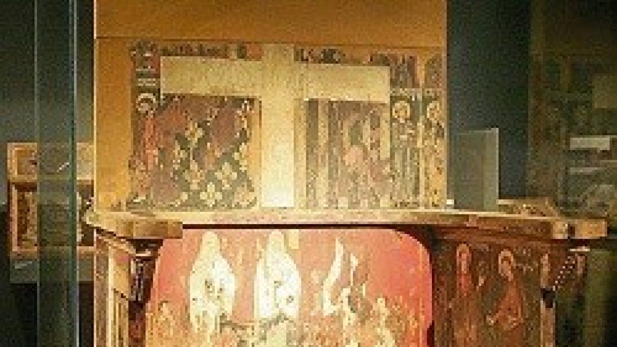 Uno de los bienes del monasterio de Sijena, expuesto en un museo de Lérida
